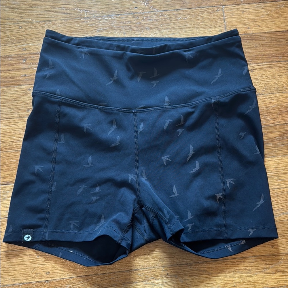 Oiselle Firecracker Shorts Mini Black, Size 4